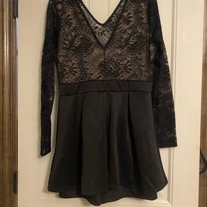 Black Charlotte Russe Dress with underneath shorts